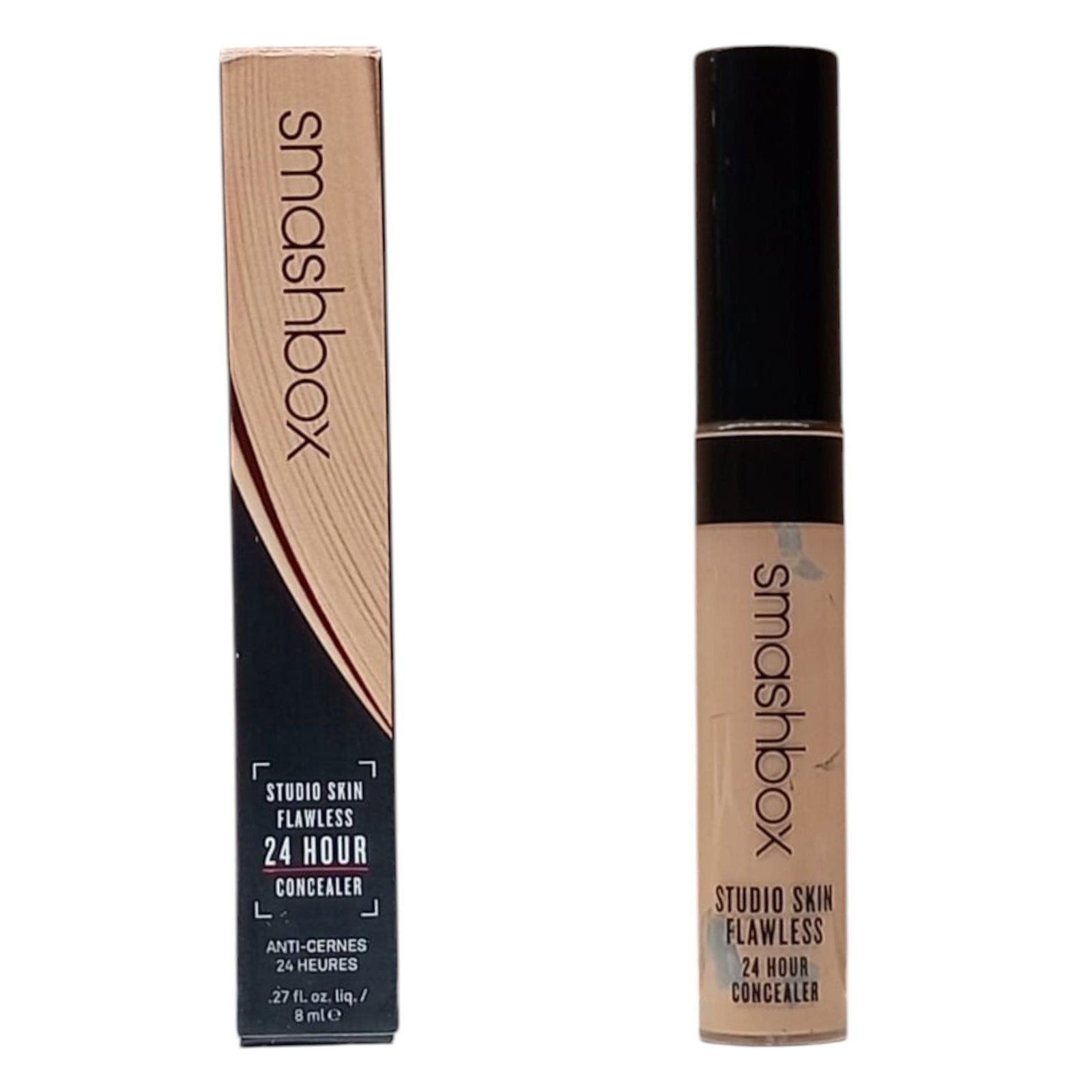 Smashbox, Studio Skin Flawless, Flytande concealer, Ljus medium varm oliv, 8 ml