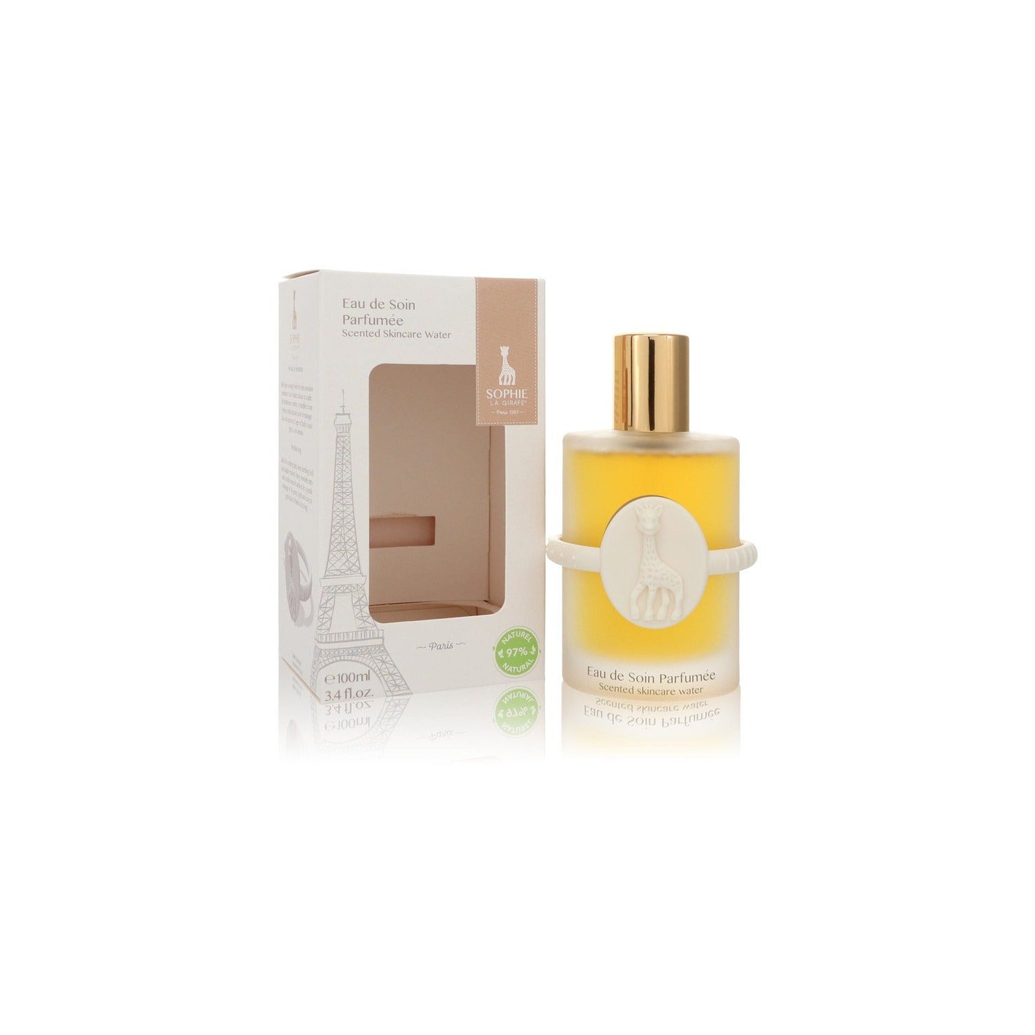 Sophie la Girafe, La Girafe, Peach, Vanilla, Orange Blossom, Jasmine & Musk, Doftvatten, 100 ml