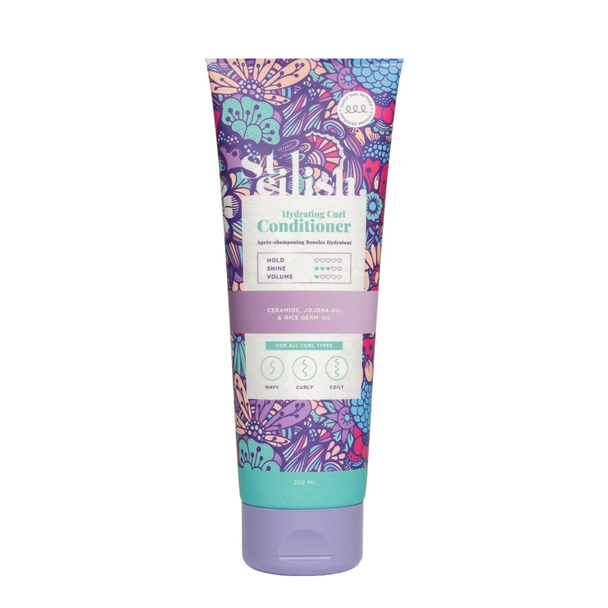 Steilish, Hydrating Curl, Hårbalsam, Hydrating & Smoothing, 250 ml