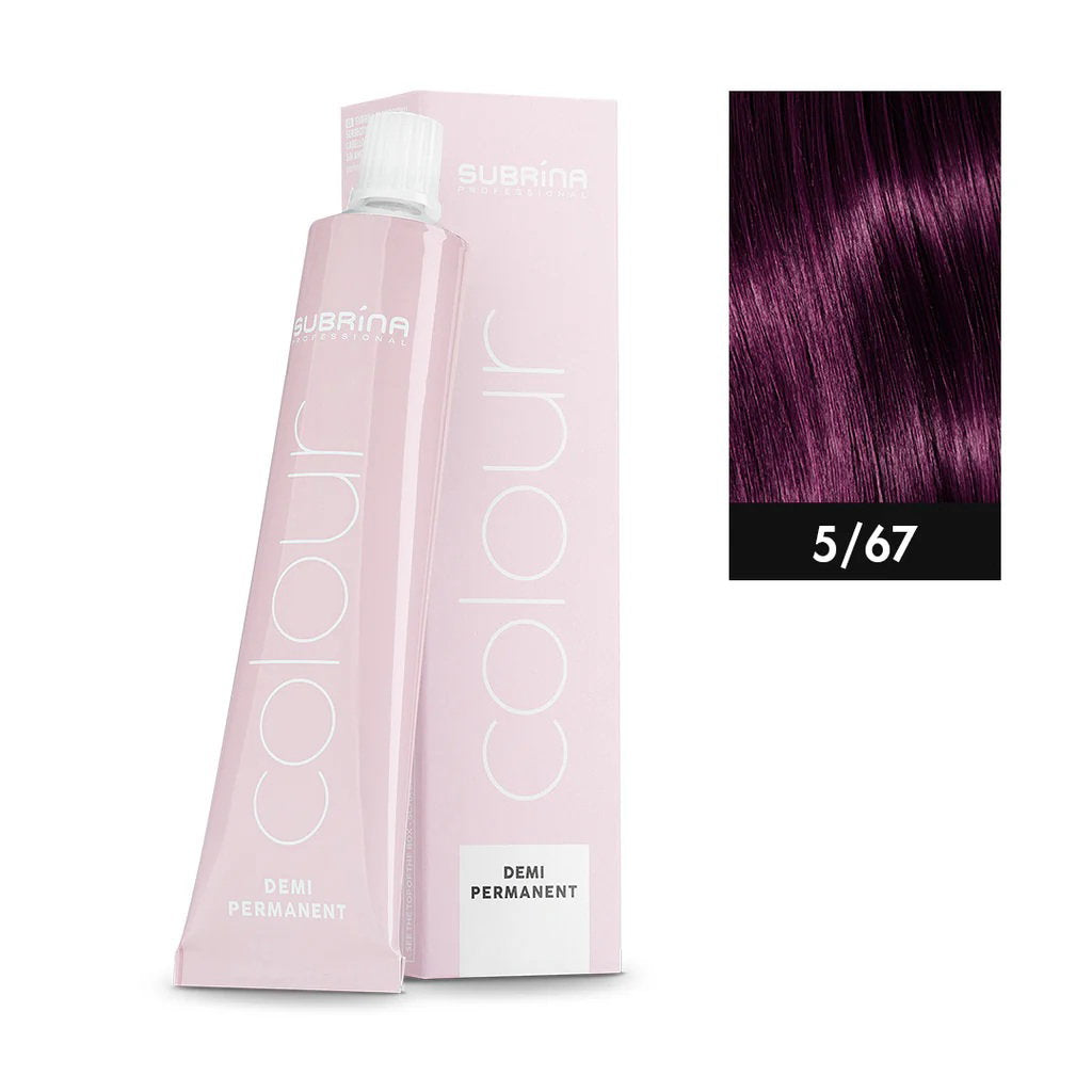 Subrina Professional, Demi Permanent Colour, Semi-permanent hårfärg, 5/67 , 60 ml