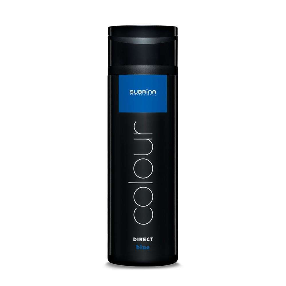 Subrina Professional, Direct Colour, Utan oxidationsmedel och ammoniakfri, Hårfärgningsgel, Extremt intensiva färger,  Blue, 200 ml