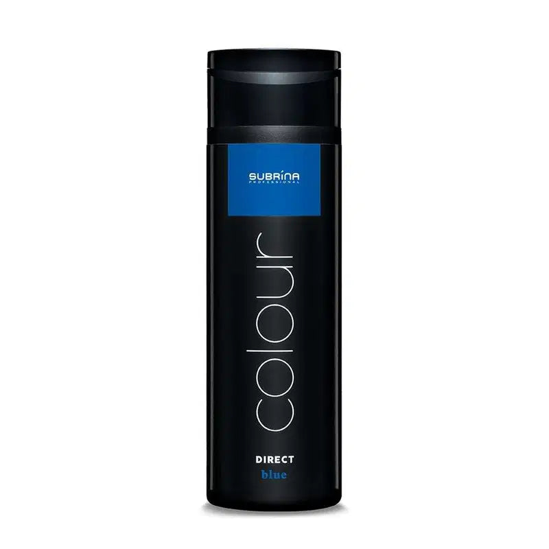 Subrina Professional, Direct Colour, Utan oxidationsmedel och ammoniakfri, Hårfärgningsgel, Extremt intensiva färger,  Blue, 200 ml