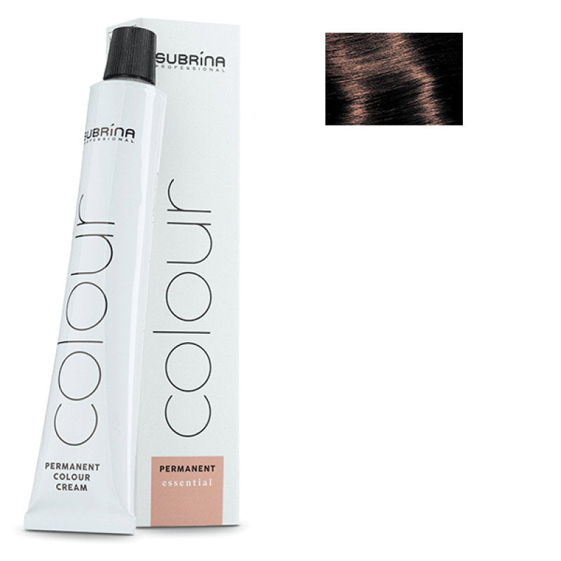 Subrina Professional, Essential Colour, Permanent hårfärg, 4/7 Chestnut Medium Chestnut, 100 ml