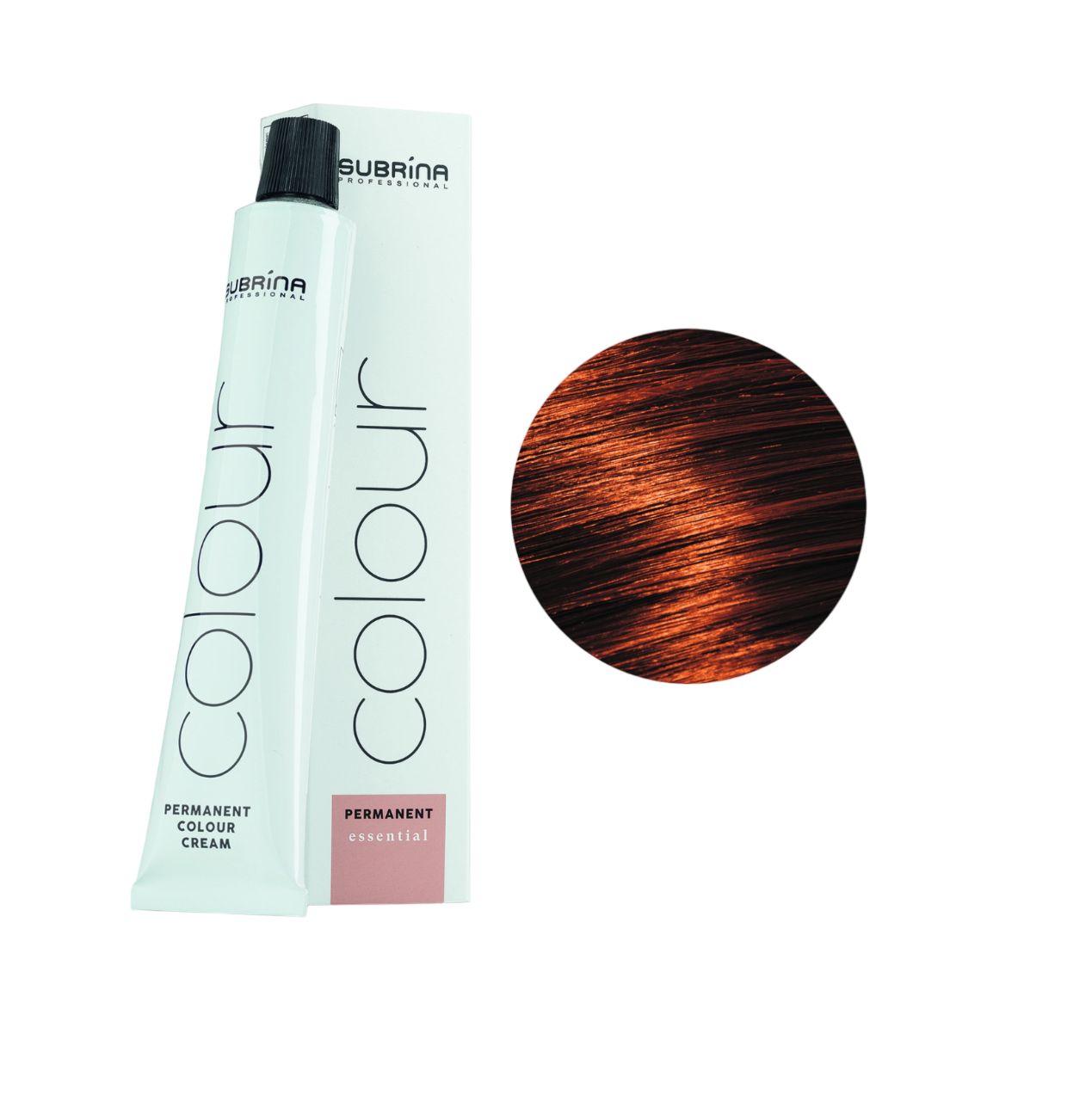 Subrina Professional, Essential Colour, Permanent hårfärg, 6/75 Dark Blonde Chestnut Red, 100 ml