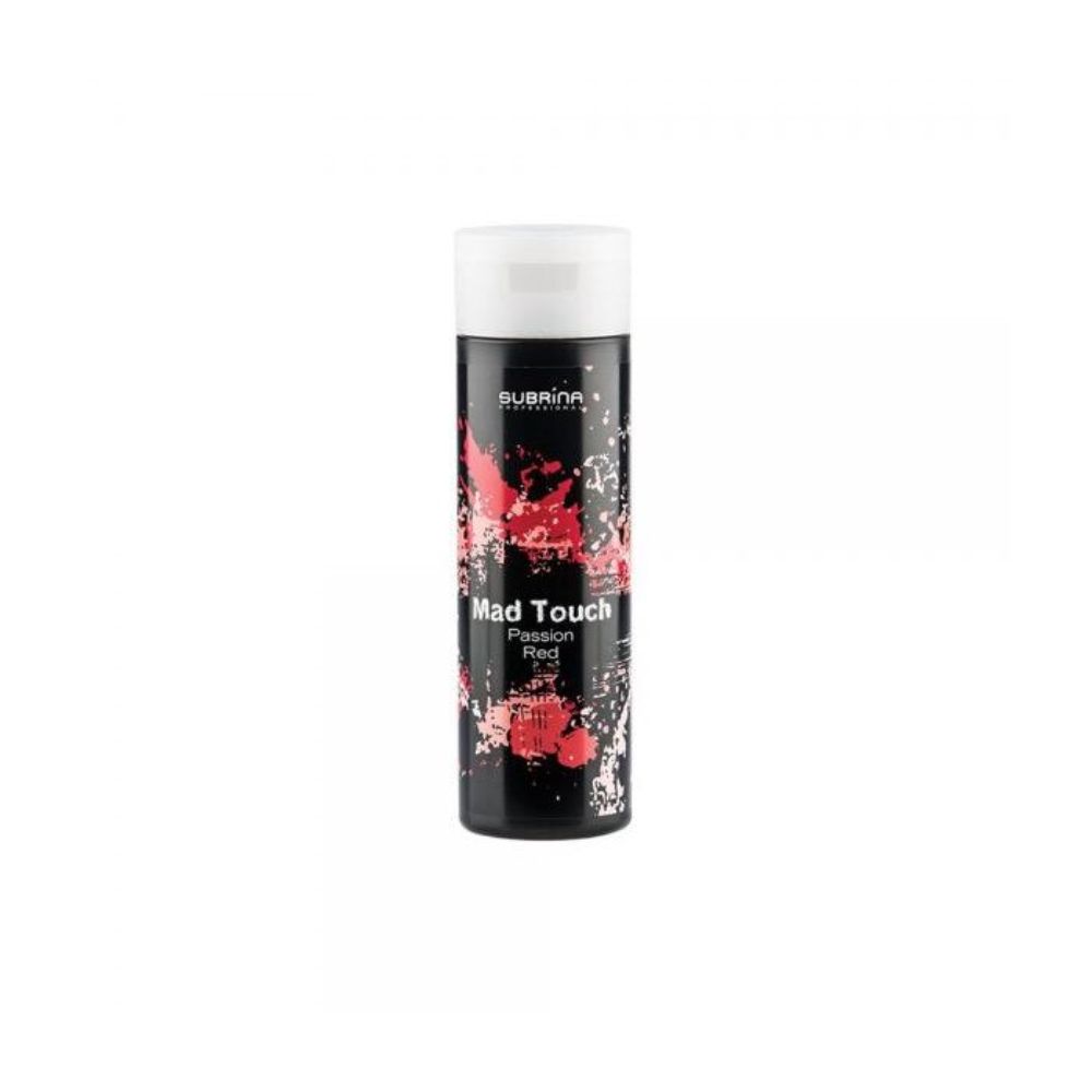 Subrina Professional, Mad Touch, Oxidantfri och ammoniakfri, Hårfärgningsgel, För direkt färgning, Passion Red, 200 ml