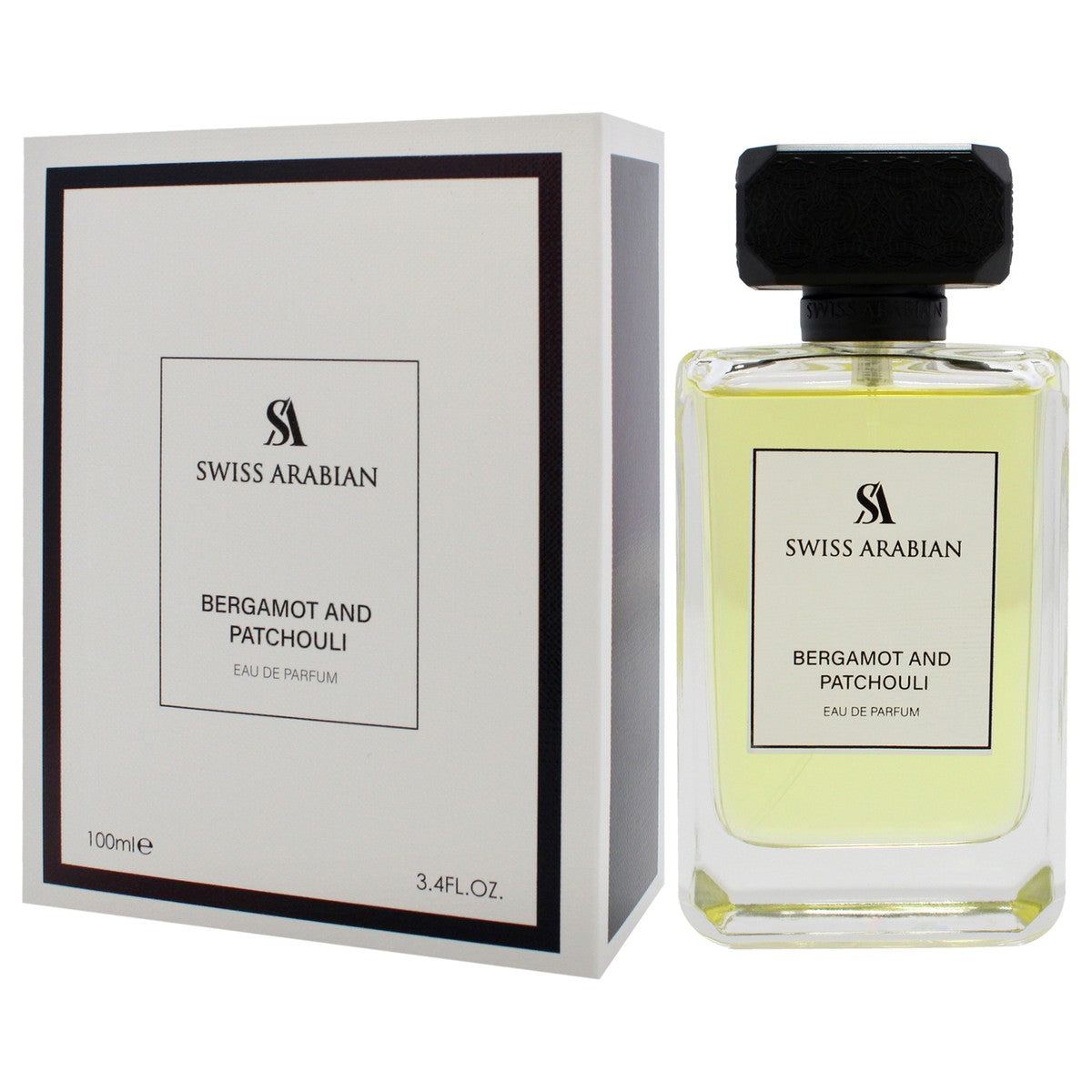 Swiss Arabian, Bergamot And Patchouli, Parfymvatten, För män, 100 ml