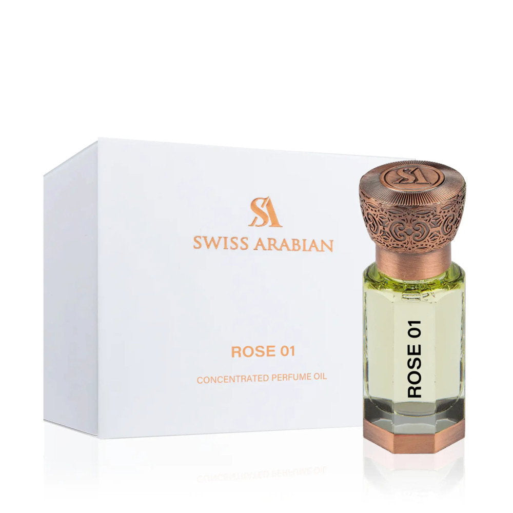 Swiss Arabian, Rose 01, Parfymolja, Unisex, 12 ml