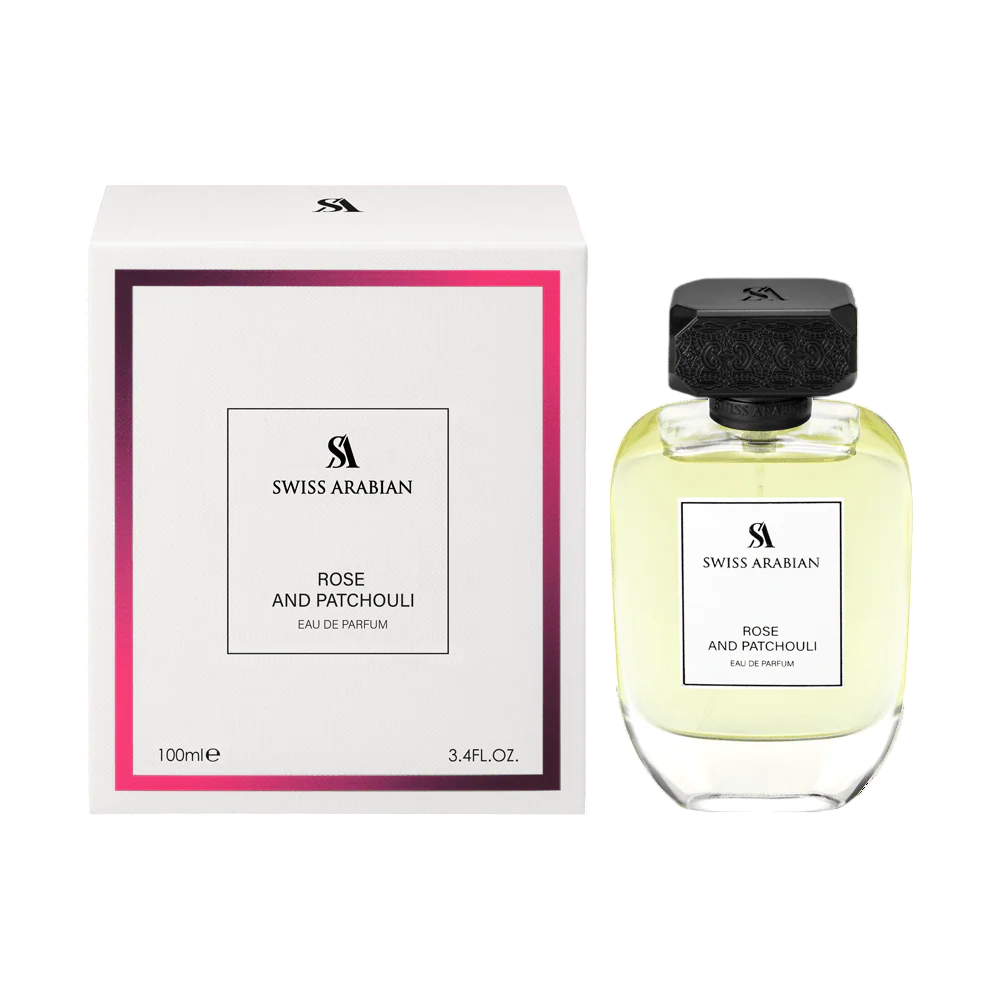 Swiss Arabian, Rose and Patchouli, Parfymvatten, För kvinnor, 100 ml