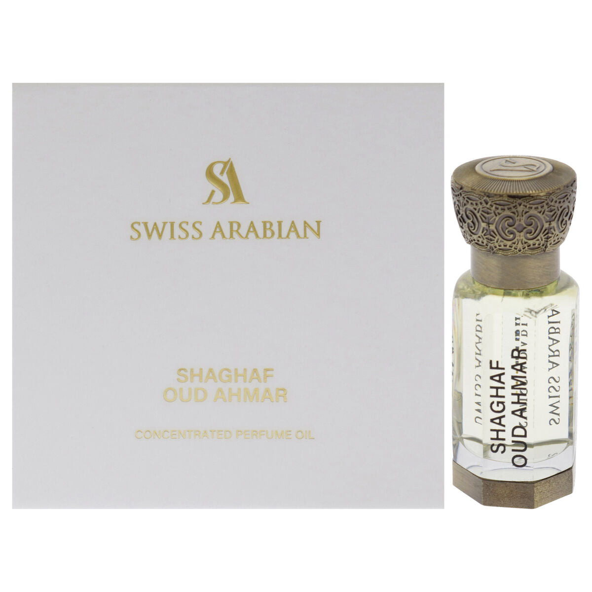 Swiss Arabian, Shaghaf Oud Ahmar, Parfymolja, Unisex, 12 ml