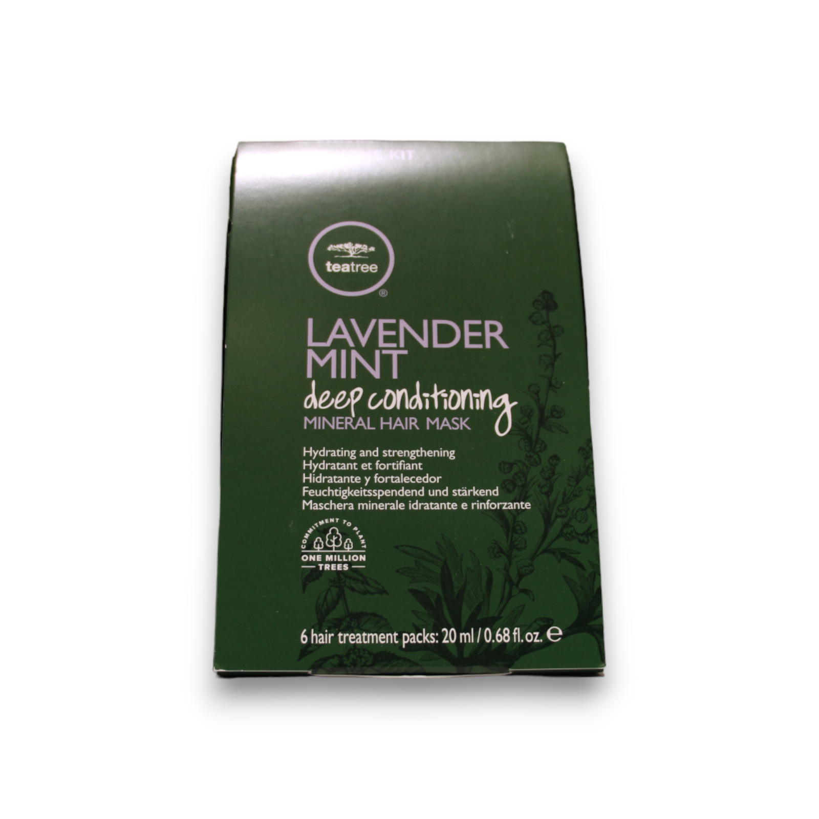 Set, Tea Tree by Paul Mitchell, Lavender Mint Deep Conditioning, Parabenfri, Hårbehandlingskräm mask, Återfuktande och stärkande, 6 st, 20 ml