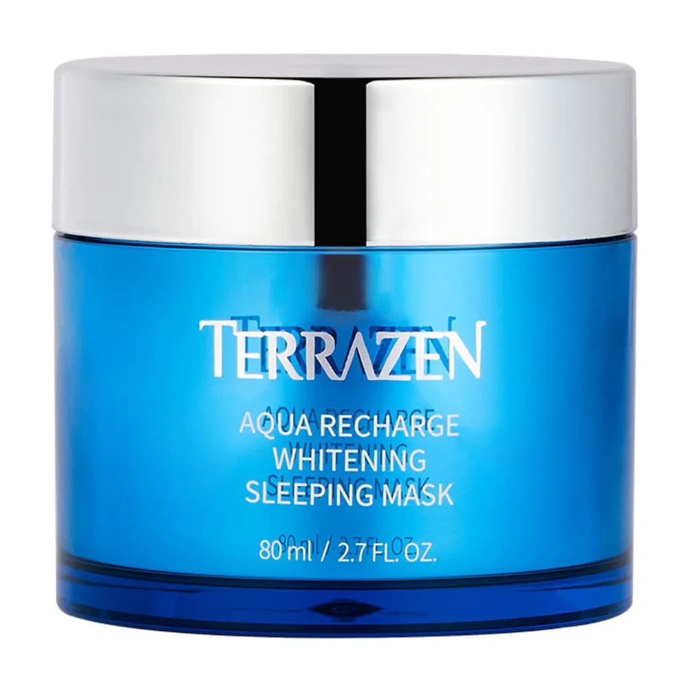 Terrazen, Aqua Recharge, Upplysning, Nattsömnsmask, 80 ml