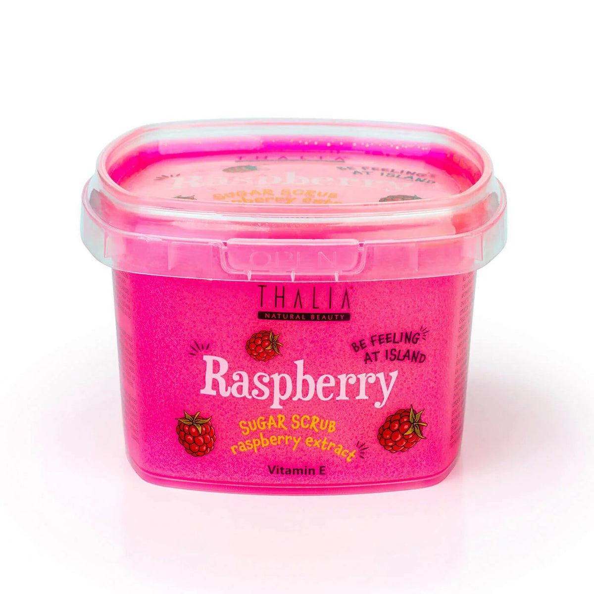 Thalia Natural Beauty, Raspberry, Utjämning, Kroppsskrubb, 300 ml