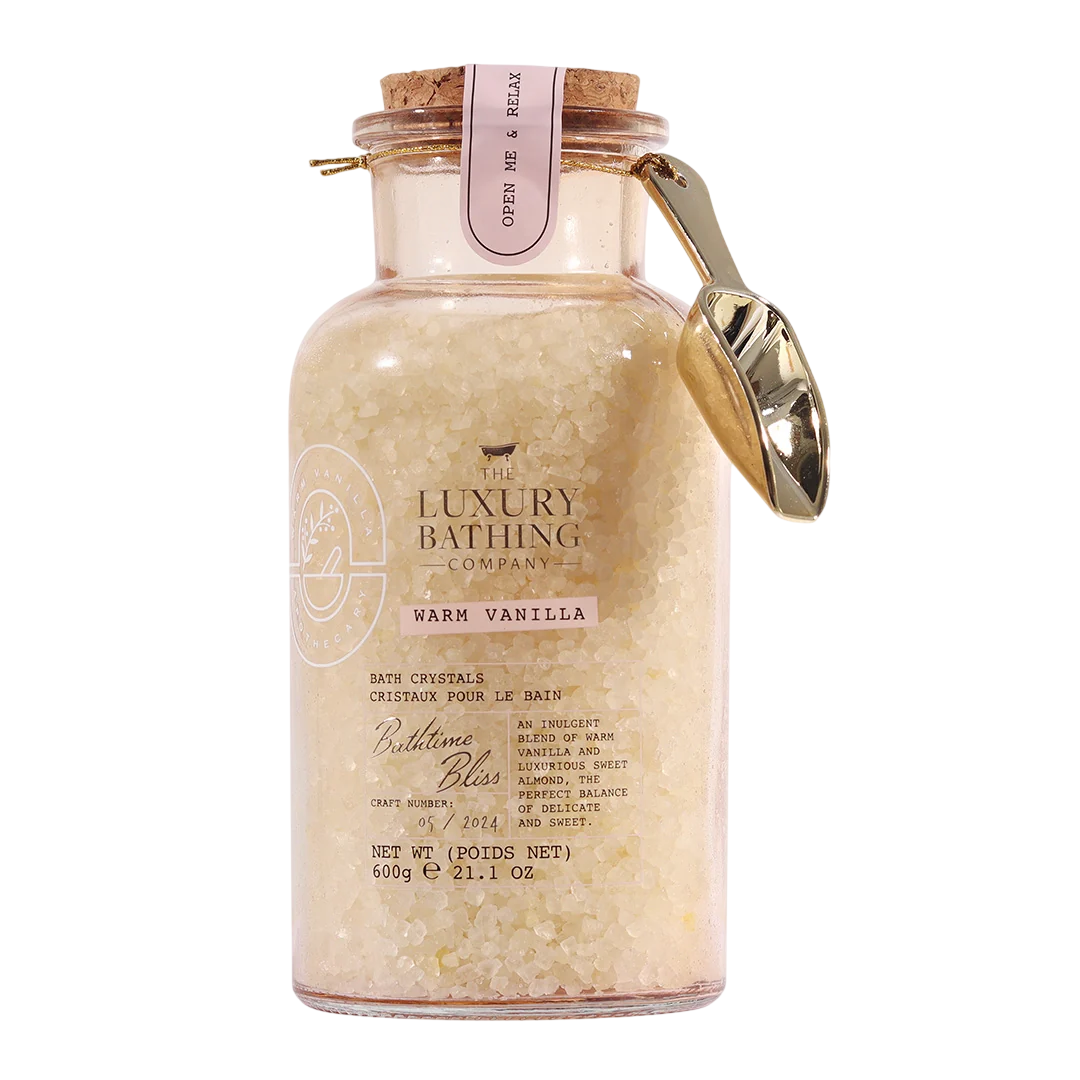 The Luxury Bathing Company, Luxury Bathing, Soothing & Relaxing, Vanilj, Bad salt, 600 g