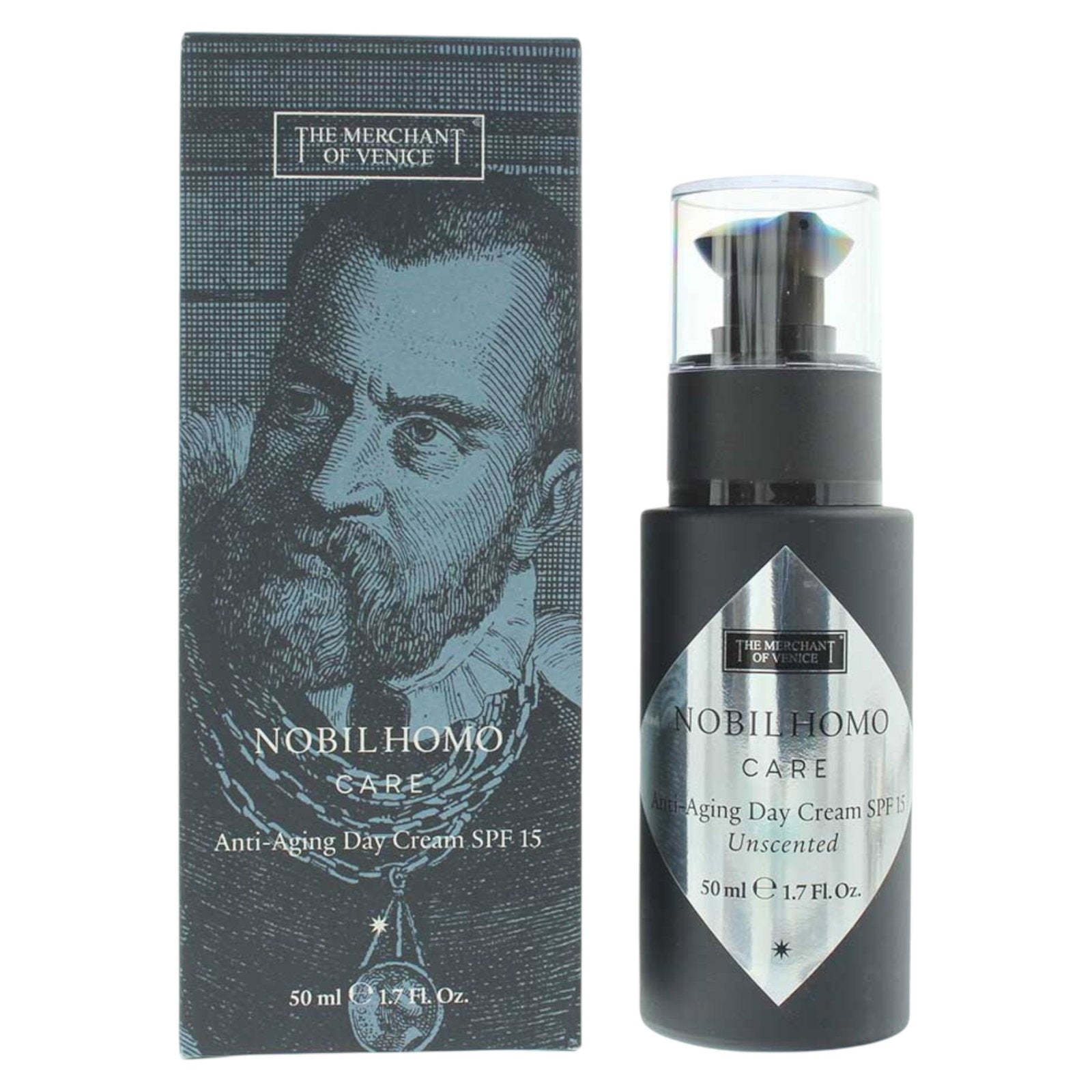The Merchant Of Venice, Nobil Homo Care, Närande, Dagligt bruk, Grädde, Ansikte, SPF 15, 50 ml