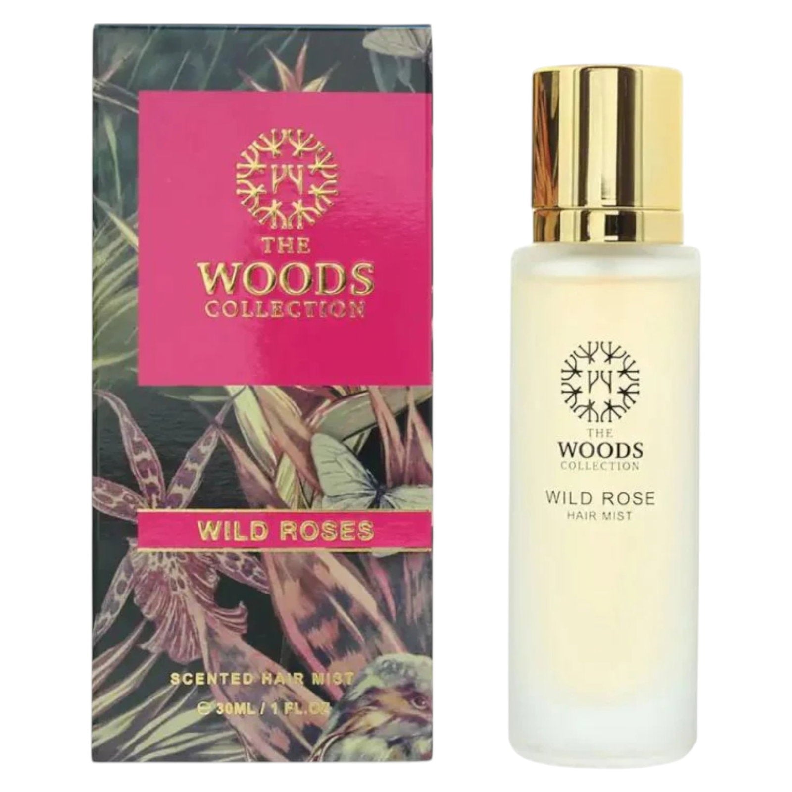The Woods Collection, Wild Roses, Doftande hårmist, För kvinnor, Vetiver, 30 ml