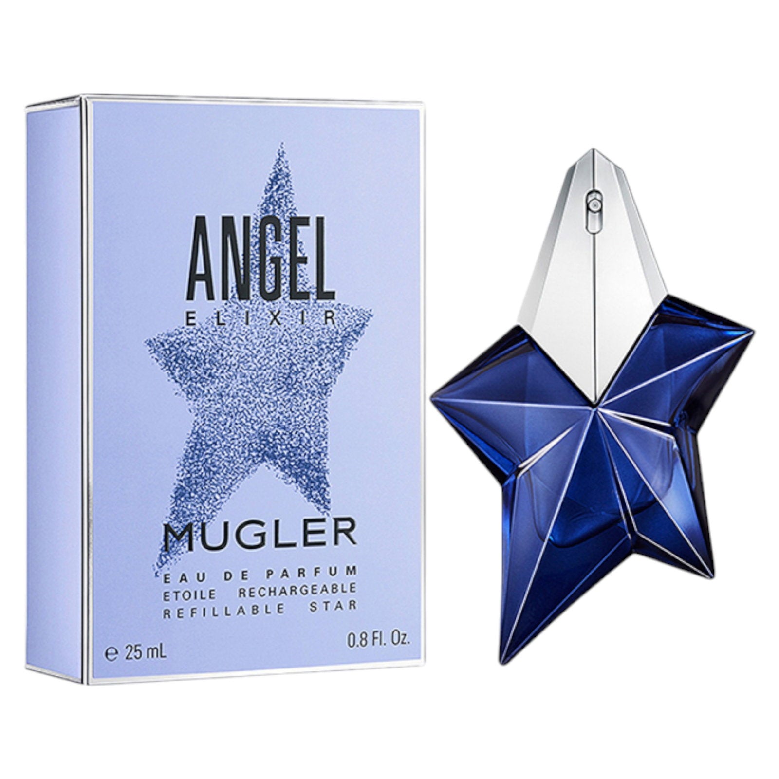 Thierry Mugler, Angel Elixir, Parfymvatten, För kvinnor, Påfyllningsbar, 25 ml