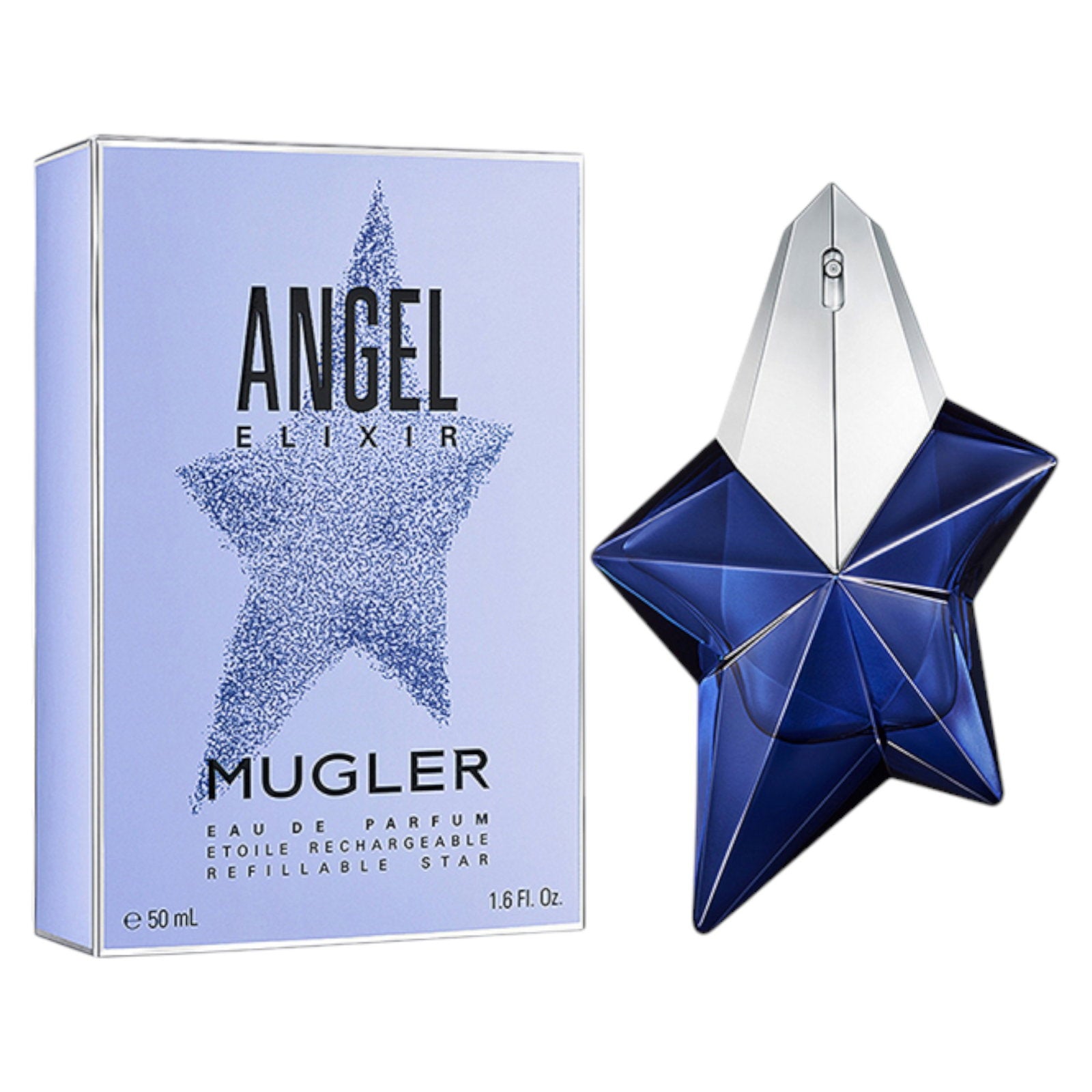 Thierry Mugler, Angel Elixir, Parfymvatten, För kvinnor, Påfyllningsbar, 50 ml