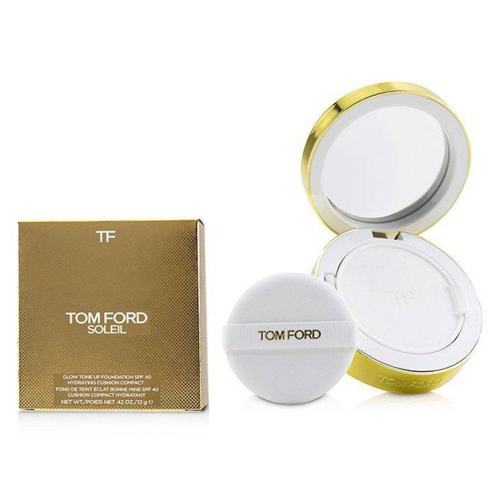 Tom Ford, Soleil Glow Tone Up, Compact foundation, 7,8, Warm Bronze, SPF 40, Refill, 12 g