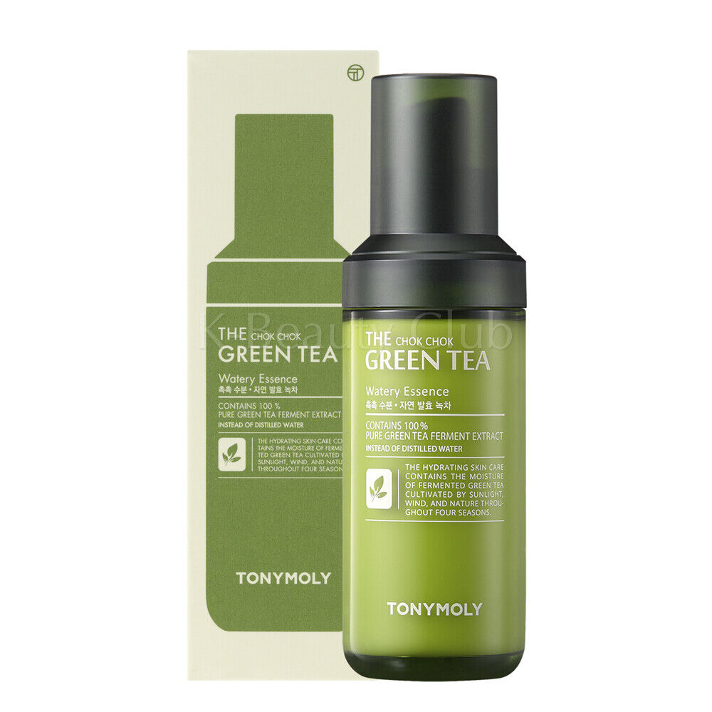 TonyMoly, The Chok Chok Green Tea, Återfuktande, Essensvatten, 55 ml