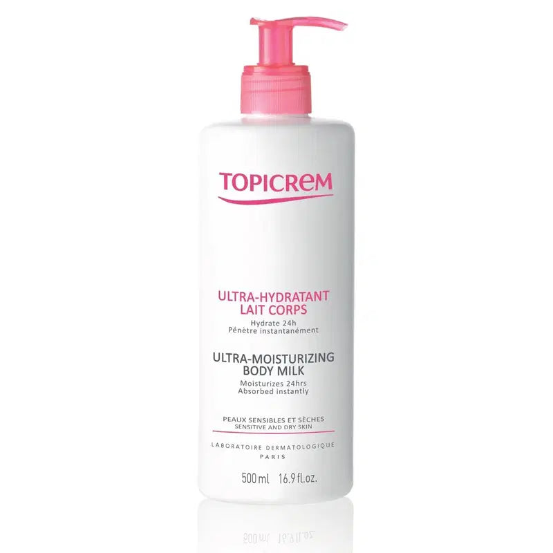 Topicrem, Topicrem, Ultra-återfuktande, Kroppsmjölk, 500 ml