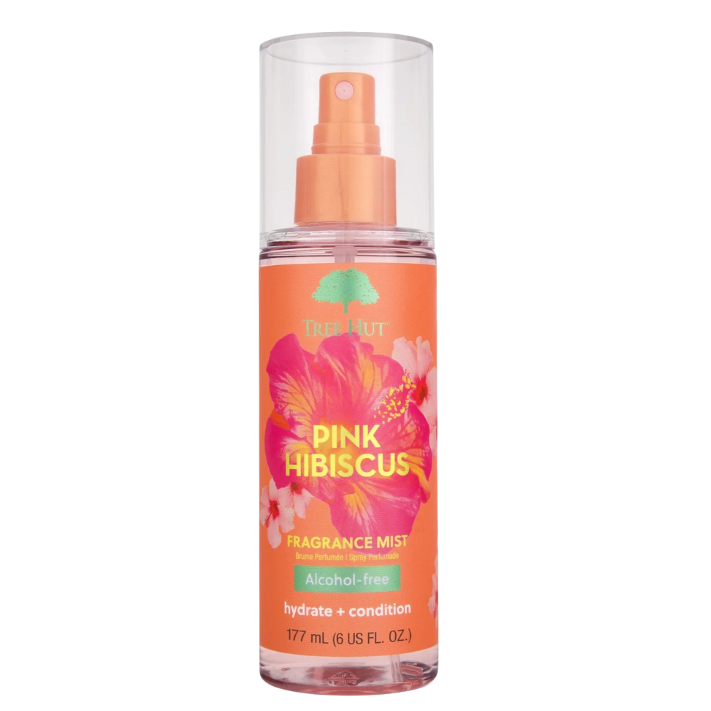 Tree Hut, Pink Hibiscus, Återfuktande, Kroppsspray, Kropp, 177 ml