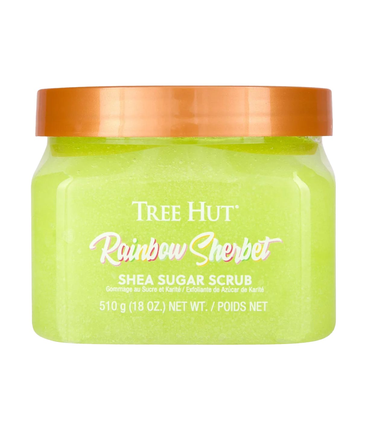 Tree Hut, Rainbow Sherbet, Exfoliering, Kroppsskrubb, 510 g