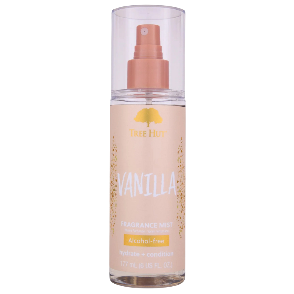 Tree Hut, Vanilla, Återfuktande, Kroppsspray, Vanilj, 177 ml