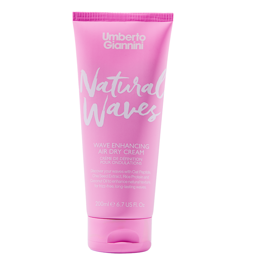 Umberto Giannini, Glazed Waves, Leave-in krämbehandling för hår, Definition & Anti-friss, 200 ml