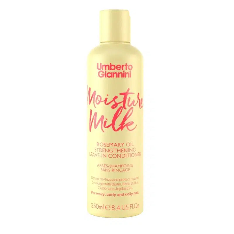 Umberto Giannini, Moisture Milk, Leave-in balsam, Anti-Frizz & Curl Definition, 250 ml