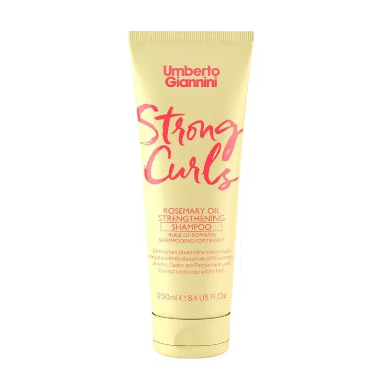 Umberto Giannini, Strong Curls, Hårschampo, Stärkande, 250 ml