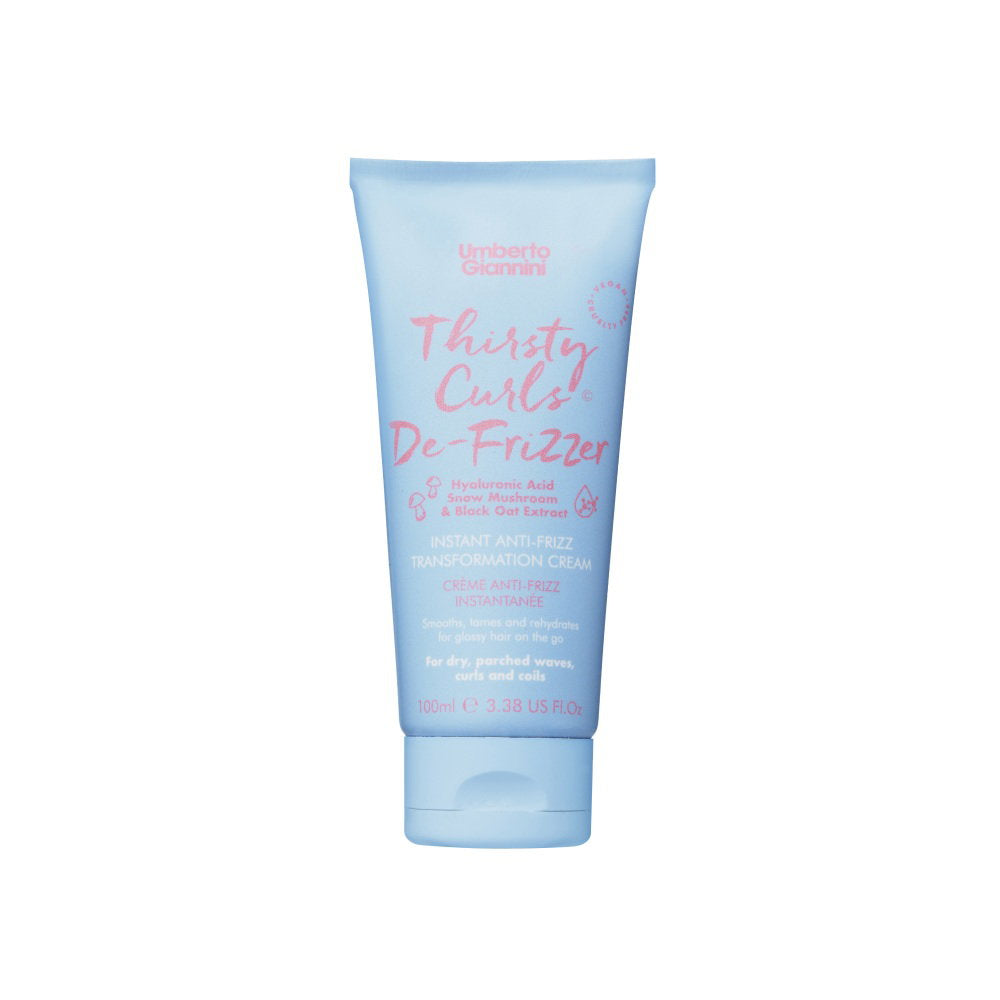 Umberto Giannini, Thirsty Curls, Leave-in krämbehandling för hår, Hydrating & Anti-Frizz, 100 ml
