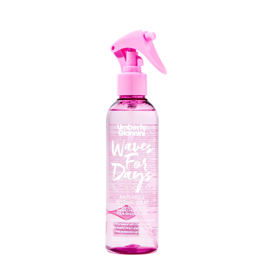 Umberto Giannini, Waves For Days, Hårspray, Stylinghåll och värmeskydd, Enkelt grepp, 200 ml