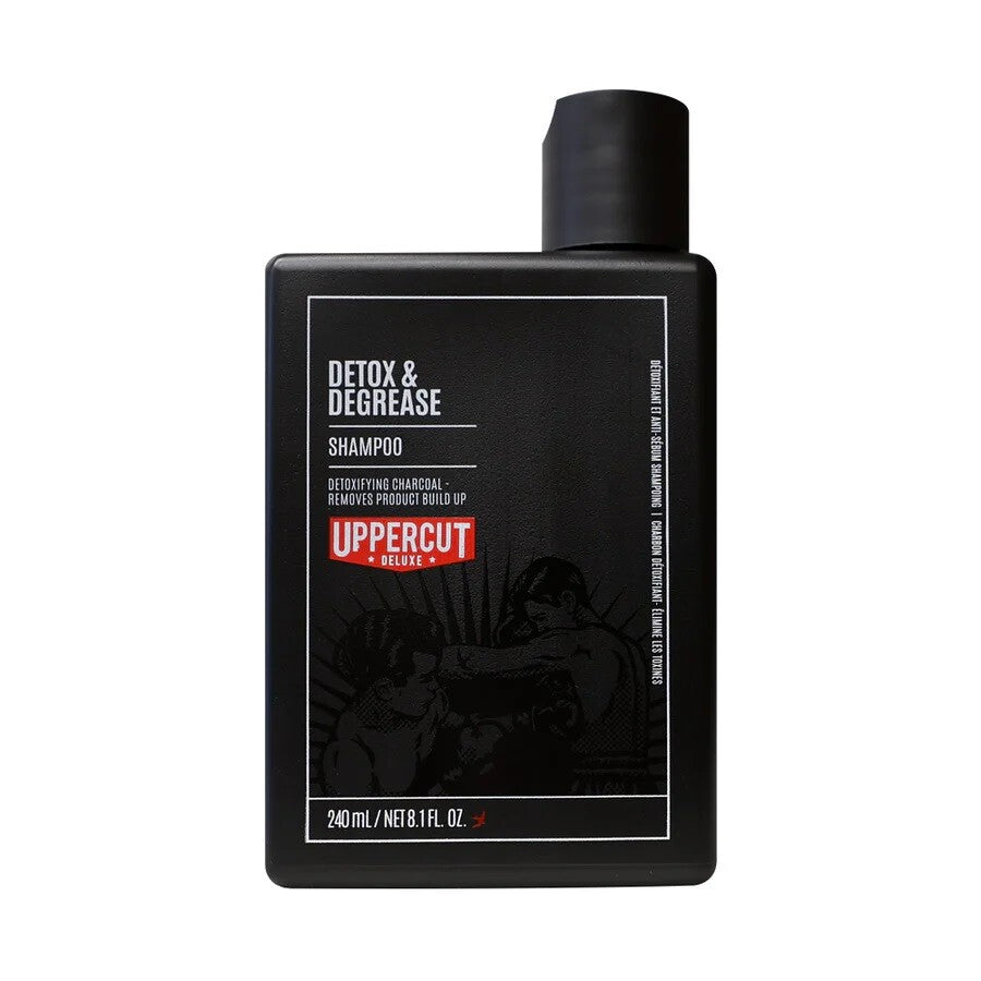 Uppercut Deluxe, Detox & Decrease, Hårschampo, Avgiftande, 240 ml