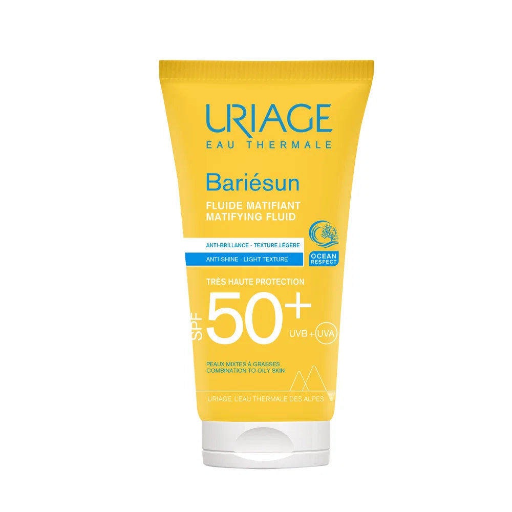 Uriage, Bariesun, Sol skydd, Solspray, SPF 50+, 50 ml