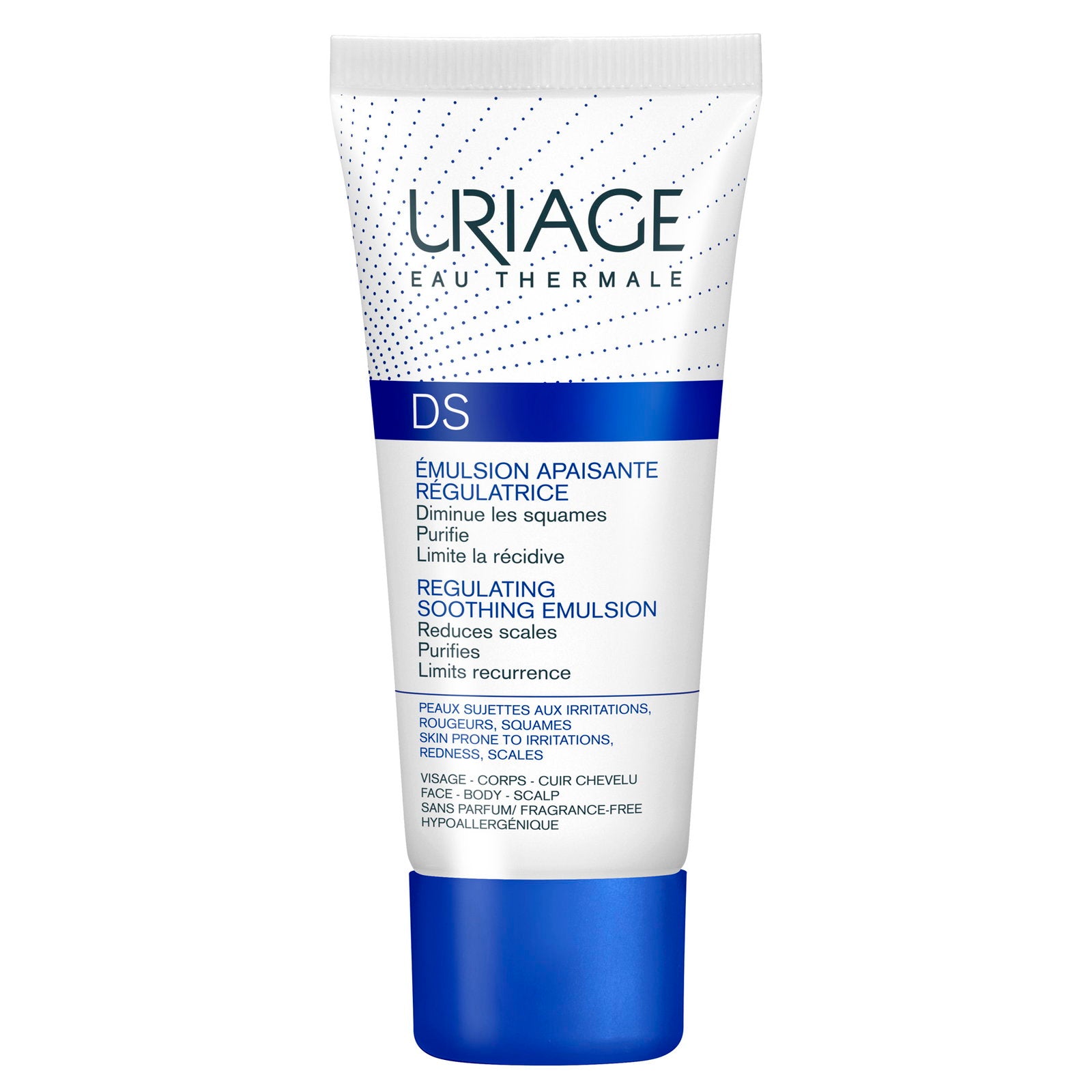 Uriage, Ds, Renande, Emulsion, För ansikte & kropp, 40 ml