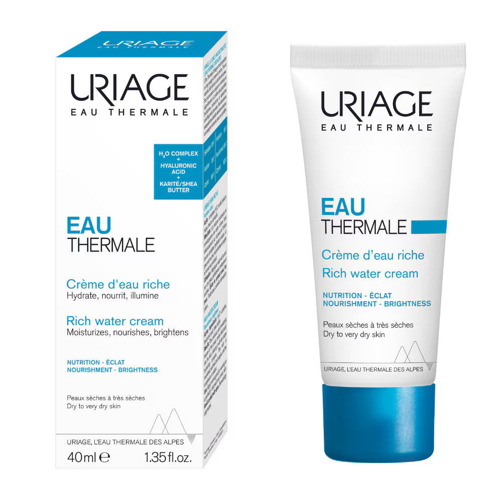 Uriage, Eau Thermale, Närande, Rik kräm, För ansiktet, 40 ml