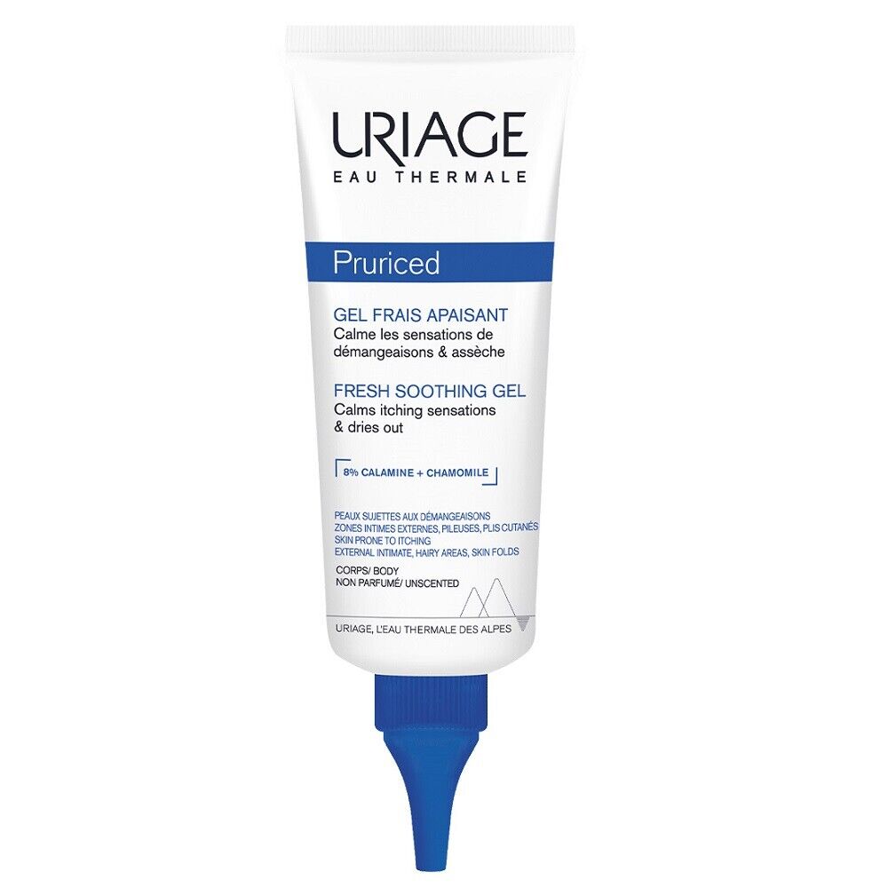 Uriage, Pruriced, Mot klåda, Gel, För ansikte & kropp, 100 ml