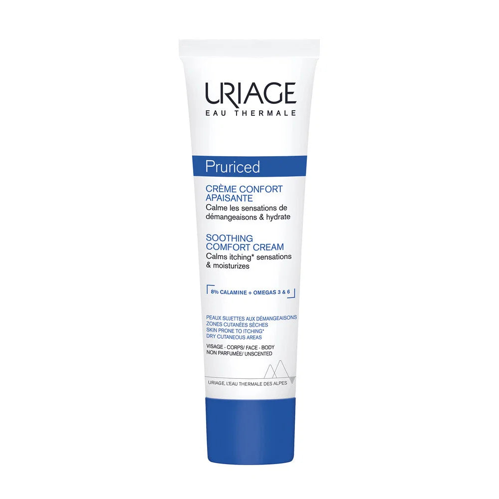Uriage, Pruriced, Lugnande, Grädde, För ansiktet, 100 ml
