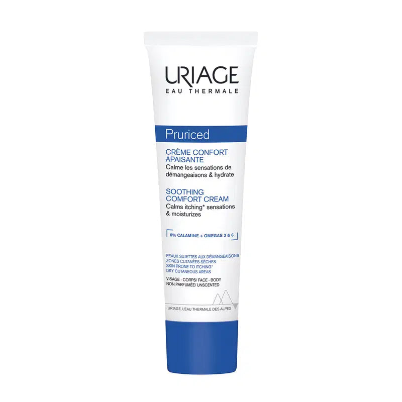 Uriage, Pruriced, Lugnande, Grädde, För ansiktet, 100 ml
