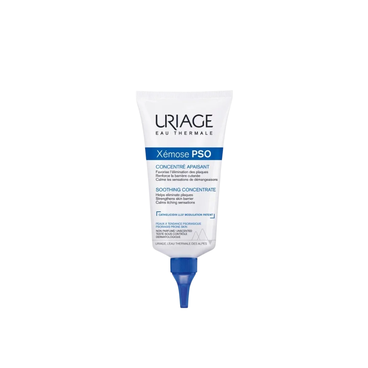 Uriage, Xemose PSO, Lugnande, Lokal behandlingskräm, Benägen för psoriasis, 150 ml