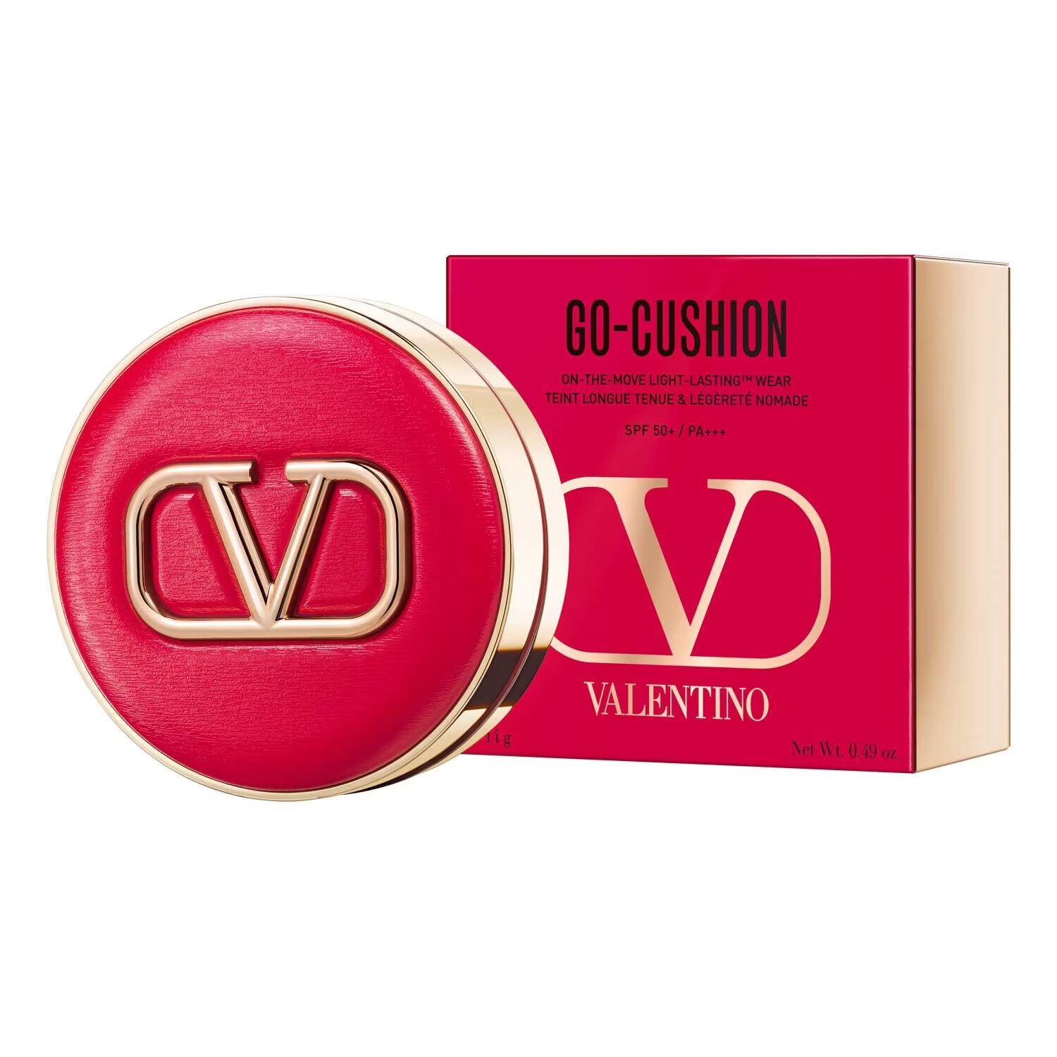Valentino, Go Cushion, Kompakt foundation, LN1, SPF 50, Påfyllningsbar, 14 g
