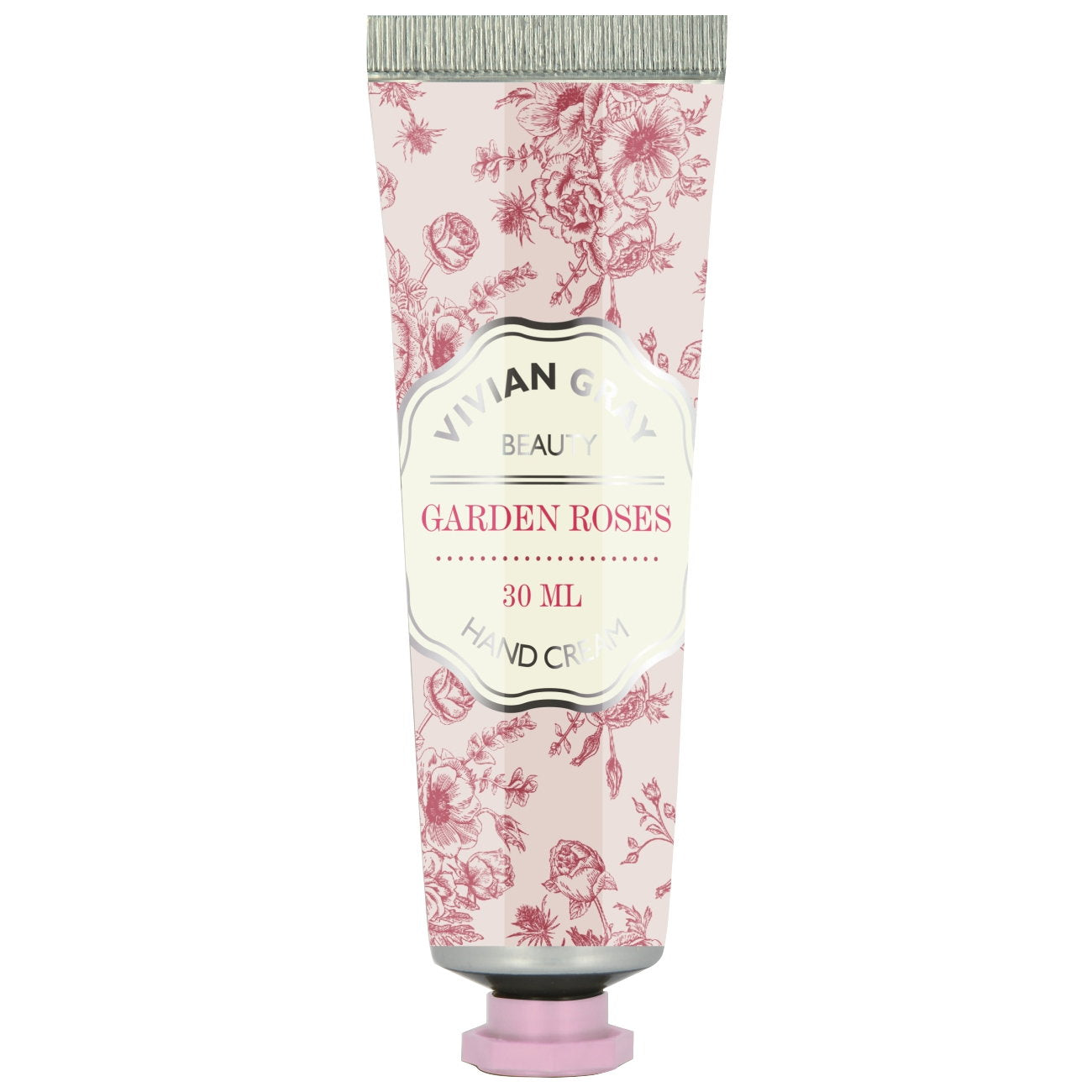 Vivian Gray, Naturals, Trädgårdsrosor, Återfuktande, Handkräm, 30 ml