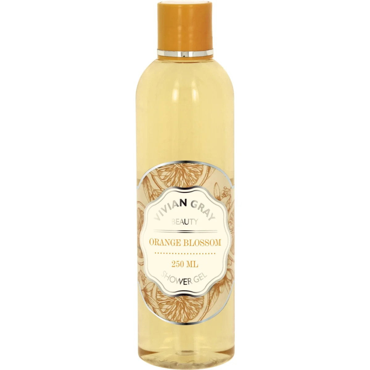 Vivian Gray, Naturals, Apelsinblomma, Duschgel, För alla hudtyper, 250 ml