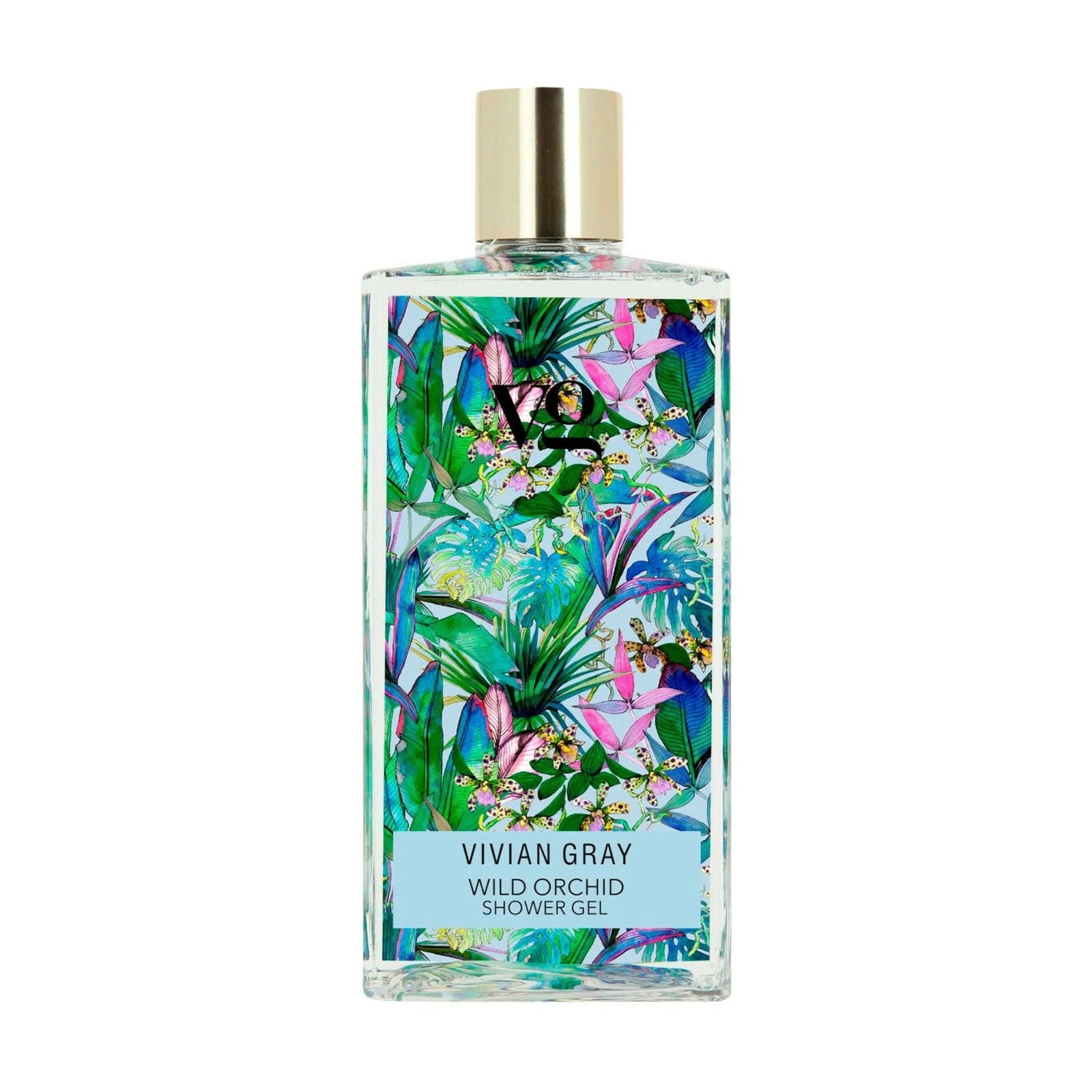 Vivian Gray, Wild Orchid, Rengöring och återfuktning, Duschgel, För alla hudtyper, 350 ml