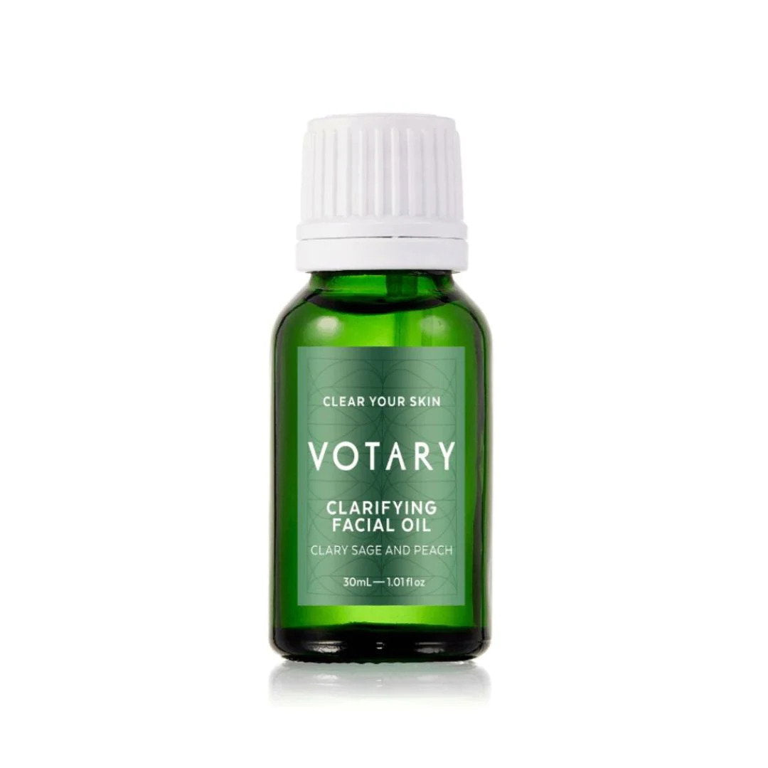 Votary, Votary, Muskatsalvia, Klargörande, Olja, För ansiktet, 30 ml