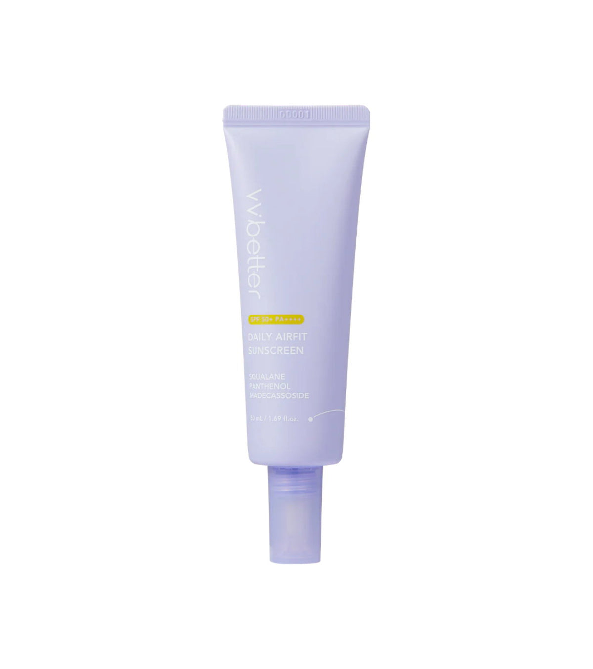 VV Better, Daily Airfit, UV-skydd, Solkräm, För ansiktet, SPF50+, 50 ml