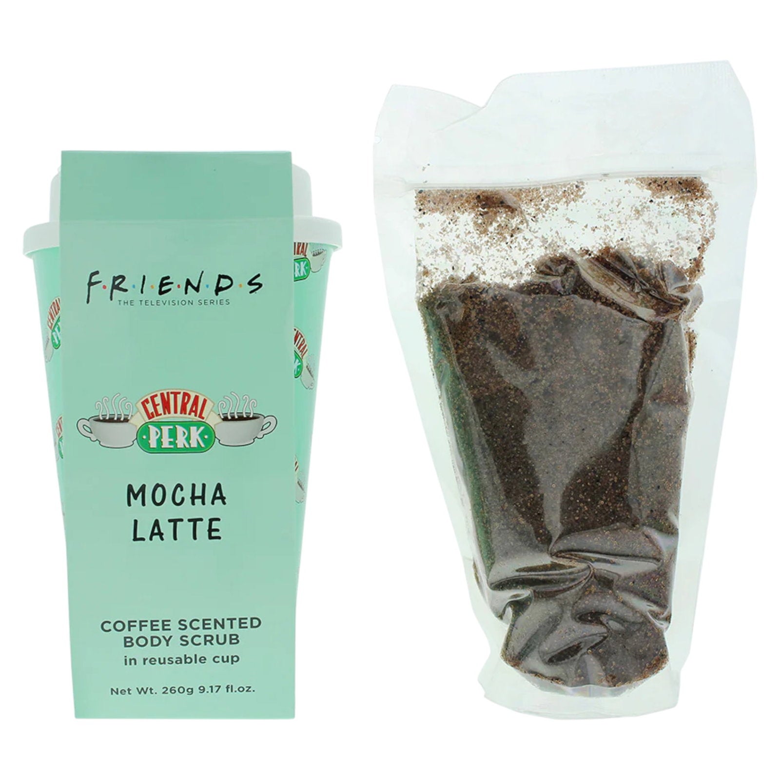 Warner Bros, Friends Mocha Latte, Rengöring, Kroppsskrubb, 260 g