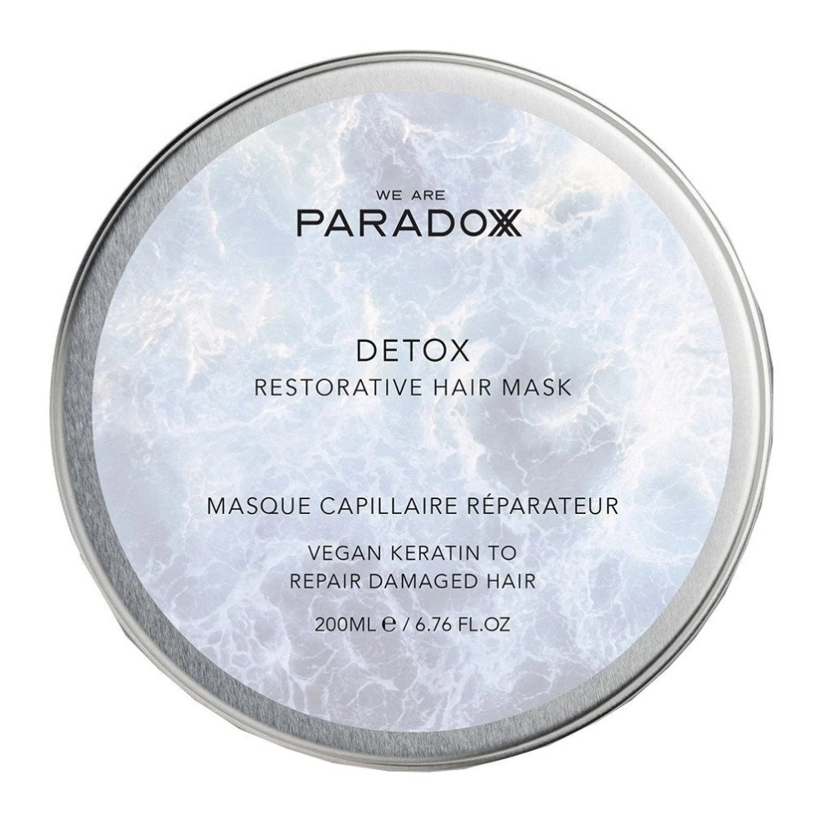 We are Paradoxx, Detox, Veganskt keratin, Hårbehandlingskräm mask, Restorativ, 200 ml