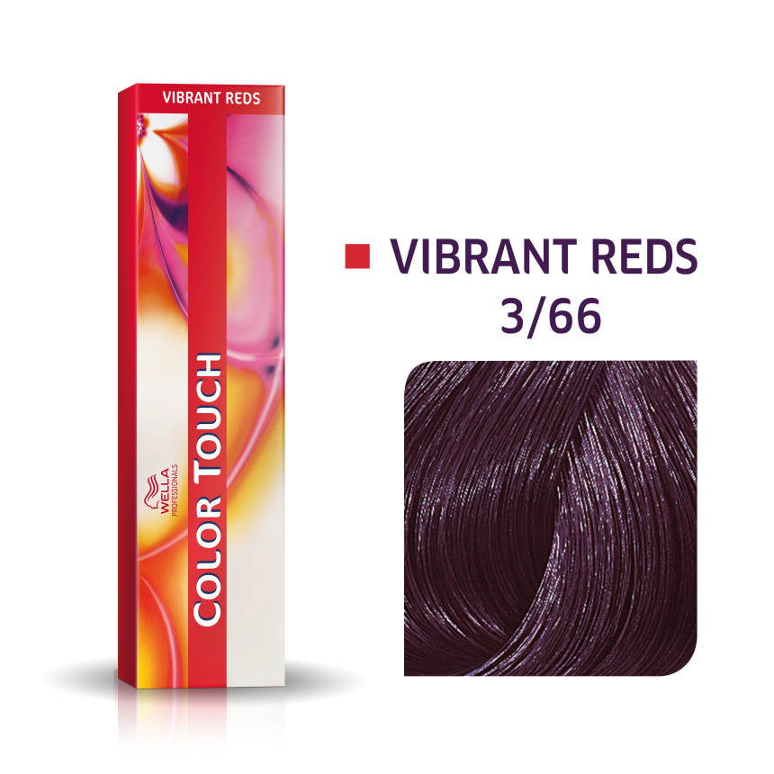 Wella Professionals, Color Touch, Ammoniakfri, Semi-permanent hårfärg, 3/66 Dark Brown Intensive Violet, 60 ml