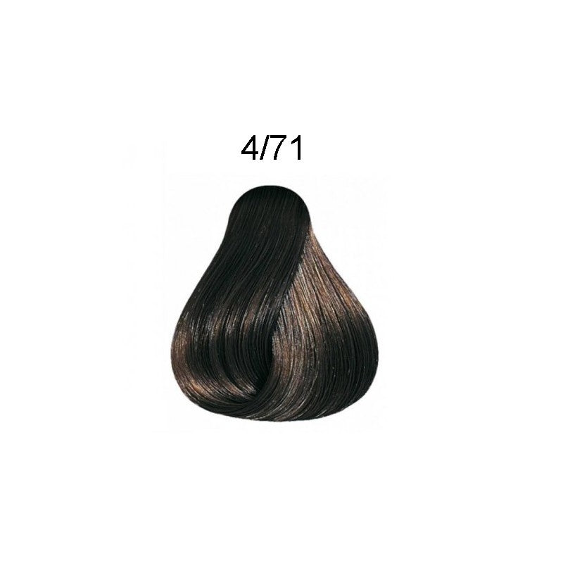 Wella Professionals, Color Touch, Ammoniakfri, Semi-permanent hårfärg, 4/71 Mellan Kastanje Askbrun, 60 ml